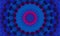 Mykonos Blue trendy color kaleidoscope. Beautiful kaleidoscope background. Abstract kaleidoscope patterns. Colorful mandala
