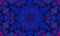 Mykonos Blue trendy color kaleidoscope. Beautiful kaleidoscope background. Abstract kaleidoscope patterns. Colorful mandala