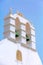 Mykonos church bell tower in Greece, Cyclades