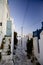 Mykonos Traditional Alleyway in the summertime