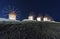Mykonos windmills by night