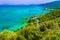 Mylopotamos coastline in Pelion area of Greece