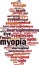 Myopia word cloud