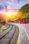 Myrdal Station, Norwegian Flam Railway Mountain train a tourist