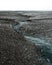 Myrdalsjokull glacier melting in Iceland