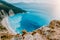 Myrtos Beach, Kefalonia Island, the most beautiful beaches in the world and the Mediterranean, Greece, Ionian Sea. Must see place