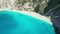 Myrtos beach on a sunny summer day on Kefalonia island, Ionian sea, Greece