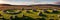 A mysterious and ancient stone circle nestled in a remote moorland