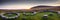 A mysterious and ancient stone circle nestled in a remote moorland