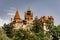 Mysterious Bran Castle. Vampire Residence of Dracula in the forests of Romania