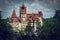 Mysterious Bran Castle. Vampire Residence of Dracula in Romania