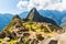 Mysterious city - Machu Picchu, Peru,South America. The Incan ruins. Example of polygonal masonry