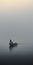 Mysterious Figure In The Fog: A Poetic Minimalist Boat Ride
