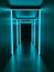 Mysterious Illuminated Hallway Leading to Darkness