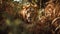 Mysterious Jungle: Tilt-shift Photography Of A Mythology-inspired Male Lion In 8k