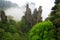 Mysterious Mountains Zhangjiajie.