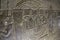 Mysterious murals on the walls of the Temple of Dendera Hathor , near the city of Ken