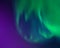 Mysterious northern polar lights phenomenon illustration