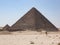 The mysterious old legacy of ancient Egypt - the Greatest wonder of the world, the Egypt pyramids and the stone Sphinx on the Giza