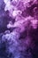 Mysterious purple haze abstract background of smoky purple fog creating an enigmatic atmosphere