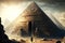 mysterious pyramids and ancient civilization , made with generative ai