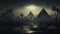 Mysterious Pyramids Of Giza A Dark And Atmospheric Dnd Style Image