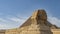 The mysterious sculpture of the Great Sphinx is carved out of stone