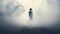 Mysterious Silhouette Emerging From Thick Fog: Intriguing Science Image