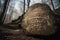 mysterious symbols carved on mountain rocks