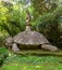 Mysterious Tortoise Sculpture in Park of the Monsters