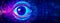 mystery spiritual magical esoteric eye, intuitive vision, banner made with Generative AI