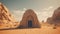 Mystery Unearthed: Desert Tomb Entrance Beckons with Ancient Secrets and History