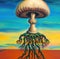 Mystic Fungi Oasis: A Desert Wonderland
