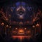 Mystic Mansion Ballroom - Gothic Architecture and Whirlwind of Masquerade