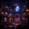 Mystic Mansion Ballroom - Gothic Architecture and Whirlwind of Masquerade