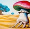 Mystic Mushroom Oasis: Exploring the Colorful Fungi of the Desert