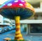 Mystic Mushroom Street: A Colorful Journey into the Otherworldly Fungi Realm