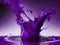 Mystical Aura: Stunning Purple Splash Artwork
