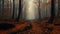 Mystical Autumn Forest Wallpaper In 8k Resolution