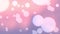 Mystical blurred pink and purple background with scattered white dots