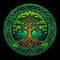 mystical celtic tree of life and death, generative AI