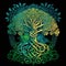 mystical celtic tree of life and death, generative AI