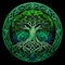 mystical celtic tree of life and death, generative AI