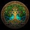 mystical celtic tree of life and death, generative AI