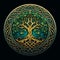 mystical celtic tree of life and death, generative AI