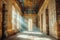 The Mystical Corridor of an Egyptian Temple