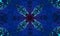 Mystical cross on a dark blue background mystical image different signs. Best background artwork for images and videos