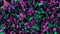 Mystical deep background, abstract green purple gradient