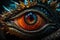Mystical Dragon Eye in Stunning Close-Up