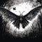Mystical Encounter: Monochrome Drawing of the Enigmatic Mothman Revealed